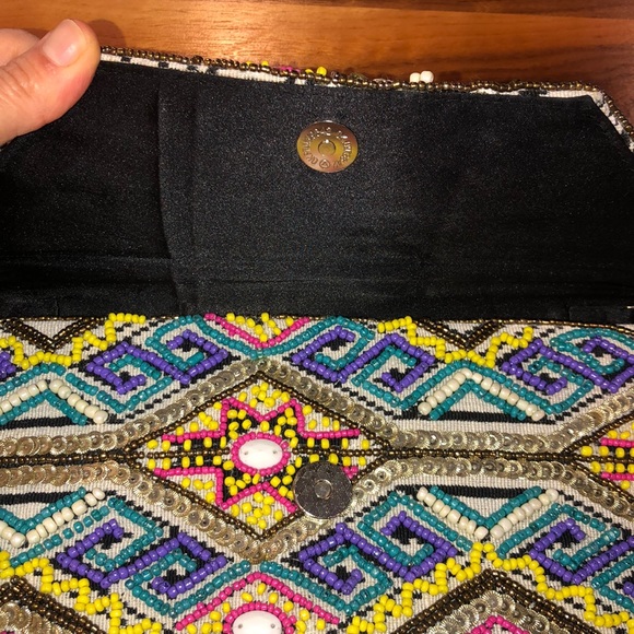Bajalia beaded clutch, new - Picture 2 of 3
